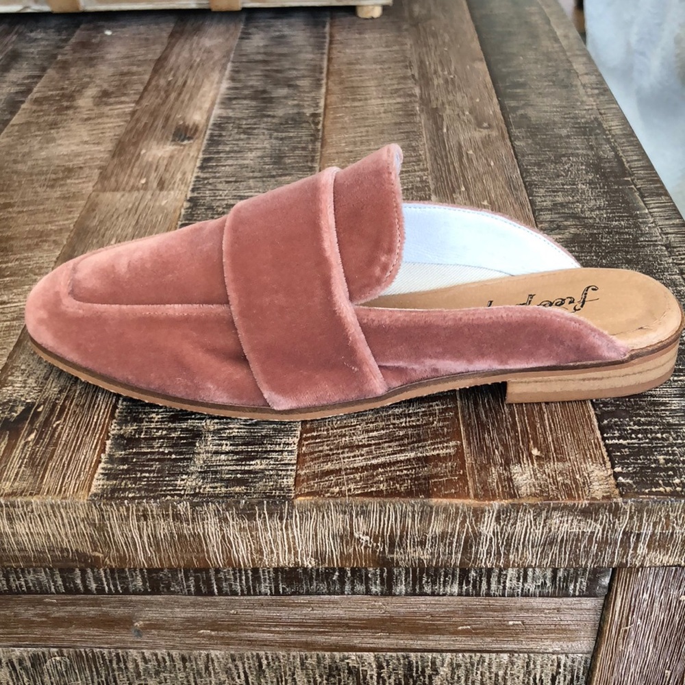 Free people velvet at ease loafers
